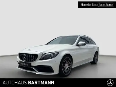 Gebraucht Mercedes C63S AMG AMG 510 PS (375 kW) 2021 Manufaktur diamantweiß bright Kombi