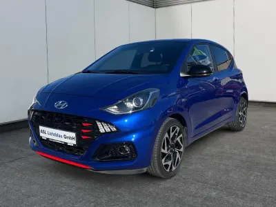 Second-hand Hyundai i10 N Line 101 CP (74 kW) 2022 Albastru Hatchback