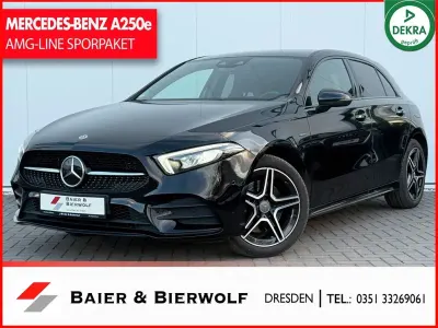 Używany Mercedes A250 AMG line 160 KM (117 kW) 2021 Czarny Sedan/Limuzyna