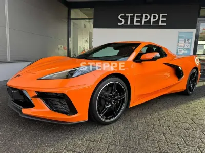 Neu Corvette Stingray 481 PS (353 kW) 2025 Orange Cabrio