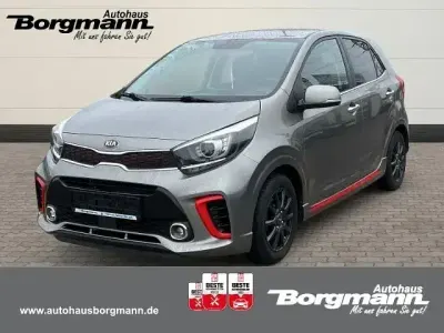Gebraucht Kia Picanto GT-Line 101 PS (74 kW) 2018 Im) titaniumsilber met. (silber Kleinwagen