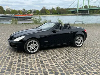Brugt Mercedes SLK200 163 HK (119 kW) 2006 Sort Cabriolet