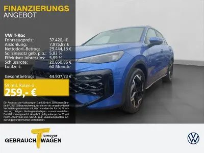 Nuova VW T-Roc R-line 150 CV (110 kW) 2026 Blu SUV