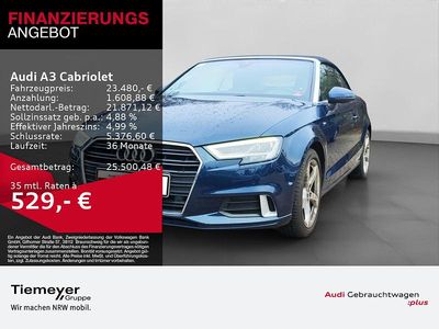 Blau Gebraucht 2019 Audi A3 Sport Cabrio | 21.980 € (Guter Preis)