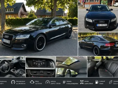Gebraucht Audi A5 239 PS (175 kW) 2011 Schwarz Coupé