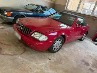 Gebraucht Mercedes SL500 320 PS (235 kW) 1997 Rot Cabrio
