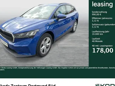 Brugt Skoda Enyaq iV Loft 250 kW (340 HK) 2023 Blå SUV