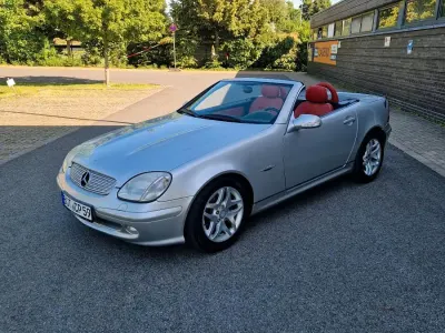 Gebraucht Mercedes SLK200 Edition 163 PS (119 kW) 2003 Silber Cabrio
