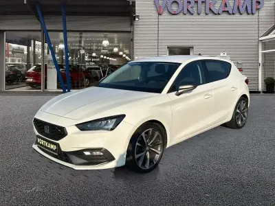 Brugt Seat Leon FR 150 HK (110 kW) 2022 Hvid Sedan