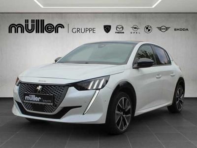 Gebraucht Peugeot e-208 GT 100 kW (136 PS) 2022 Perlmuttweiß metallic (metallic) Kleinwagen