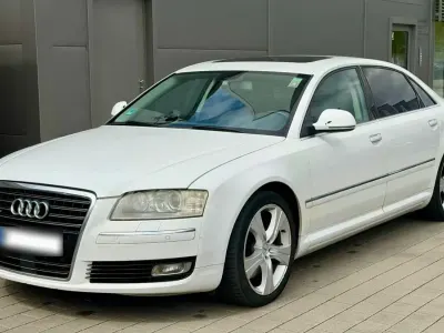 Brugt Audi A8L Ambiente 326 HK (239 kW) 2008 Hvid Sedan