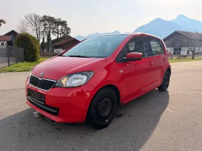 Second-hand Skoda Citigo Elegance 75 CP (55 kW) 2012 Roșu Hatchback