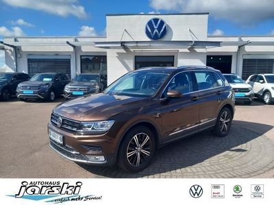 gebraucht VW Tiguan Highline 2.0 TDI Highline,LED,AID,AreaView,AHK,Händler!!