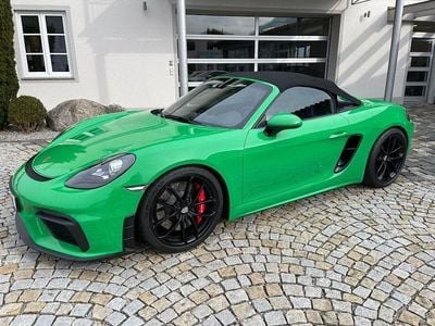 Gebraucht Porsche 718 Boxster 420 PS (308 kW) 2022 Phython green Cabrio