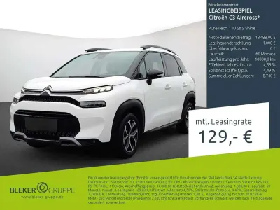 Brugt Citroën C3 Aircross PureTech 110 HK (80 kW) 2023 Hvid SUV
