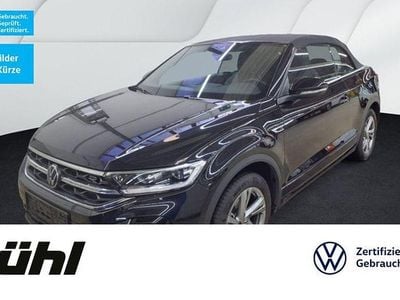 Gebraucht VW T-Roc Cabriolet R-line 150 PS (110 kW) 2025 Deep black perleffekt Cabrio