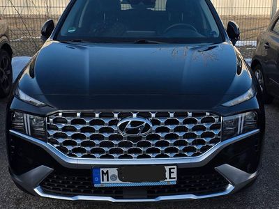 Schwarz Gebraucht 2021 Hyundai Santa Fe SUV | 36.500 € (Fairer Preis)