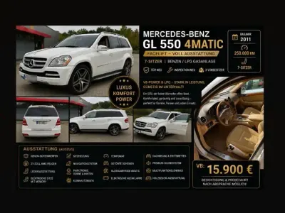 Gebraucht Mercedes GL550 2011 Weiß SUV