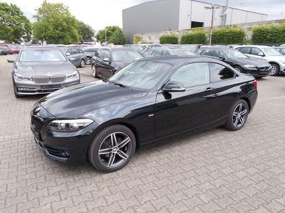 Gebraucht BMW 218 Sport Line 136 PS (100 kW) 2017 Schwarz Coupé