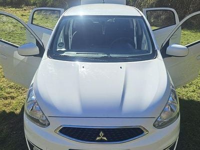 Gebraucht Mitsubishi Space Star 71 PS (52 kW) 2017 Weiß Kleinwagen