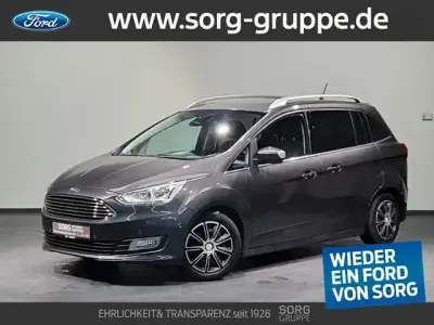 Gebraucht Ford Grand C-Max Titanium 125 PS (91 kW) 2018 Grau, magnetic metallic Van / Kleinbus