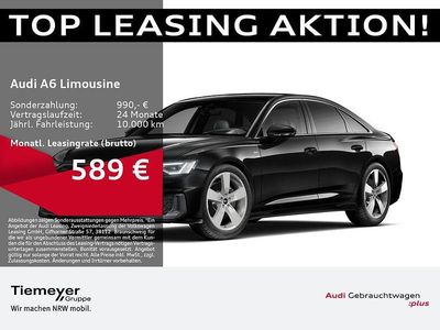 Schwarz Gebraucht 2025 Audi A6 S-Line Limousine | 54.690 € (Fairer Preis)