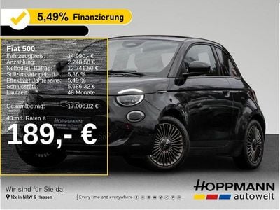Gebraucht Fiat 500e Icon 86 kW (118 PS) 2022 Schwarz Limousine