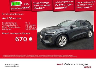 Gebraucht Audi Q6 e-tron S-Line 225 kW (306 PS) 2025 Grau SUV