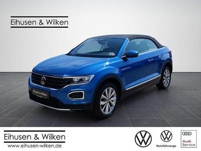 Gebraucht VW T-Roc Cabriolet Style 110 PS (80 kW) 2021 Blau Cabrio