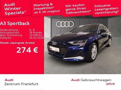 Blau Gebraucht 2025 Audi A3 Advanced Limousine | 31.889 € (Superpreis)