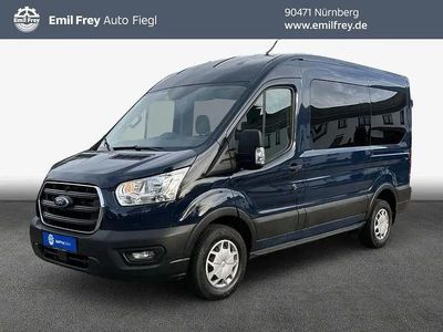 Blau Gebraucht 2022 Ford Transit Trend Kombi | 27.970 € (Etwas zu teuer)