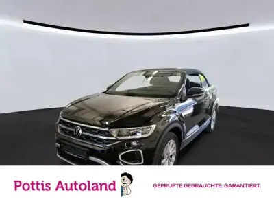 Gebraucht VW T-Roc Cabriolet Style 110 PS (80 kW) 2022 Schwarz Cabrio