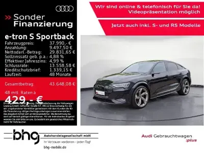 Gebraucht Audi e-tron Sport 369 kW (503 PS) 2022 Mythosschwarz metallic SUV