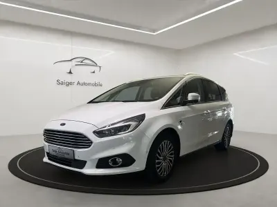 Gebraucht Ford S-MAX Titanium 190 PS (139 kW) 2018 Weiß Van / Kleinbus