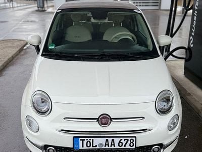 Weiß Gebraucht 2018 Fiat 500C Lounge Cabrio | 8.700 € (Guter Preis)