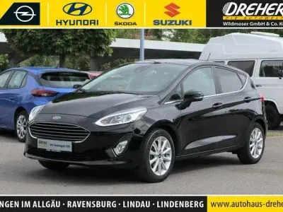 Gebraucht Ford Fiesta Titanium 101 PS (74 kW) 2019 Iridiumschwarz metallic Kleinwagen