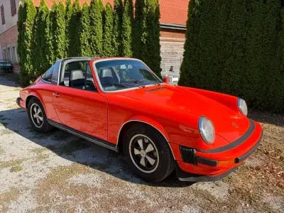 Gebraucht Porsche 911S 165 PS (121 kW) 1977 Orange Cabrio