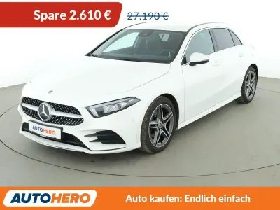 Używany Mercedes A180 AMG line 136 KM (100 kW) 2022 Biały Sedan/Limuzyna