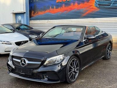 Obsidianschwarz metalliclack Gebraucht 2019 Mercedes C300 AMG Cabrio | 29.990 € (Fairer Preis)