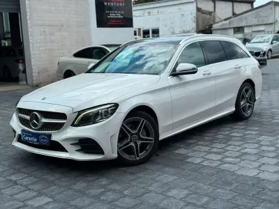 Gebraucht Mercedes C200 AMG 184 PS (135 kW) 2020 Polarweiss Kombi