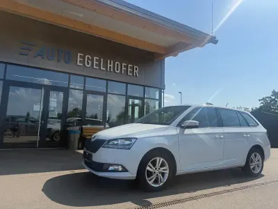 Gebraucht Skoda Fabia 95 PS (69 kW) 2021 Weiß Kleinwagen