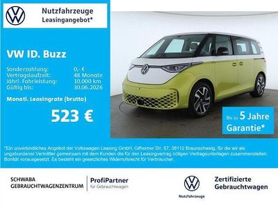 Neu VW ID. Buzz Pro 150 kW (204 PS) 2025 Candyweiß/limonengelb metalli Van / Kleinbus