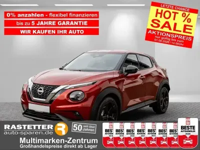 Neu Nissan Juke Tekna 114 PS (83 kW) 2025 Rot SUV