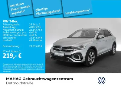 Usata VW T-Roc R-line 150 CV (110 kW) 2023 Argento SUV