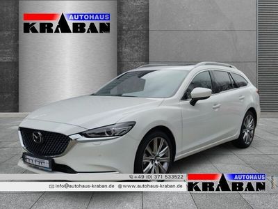 Rhodium weiß Gebraucht 2023 Mazda 6 Takumi-Line Kombi | 39.490 €