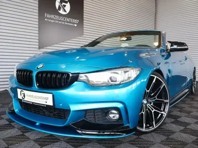 Usata BMW 430 Cabriolet M Performance 252 CV (185 kW) 2019 Blu Cabrio