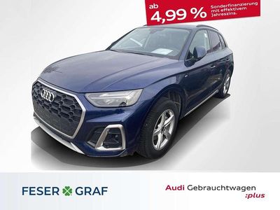 Gebraucht Audi Q5 Business 204 PS (150 kW) 2023 Navarrablau metallic SUV