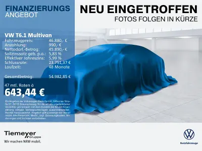 Używany VW Multivan Generation Six 150 KM (110 kW) 2022 Szary Minivan