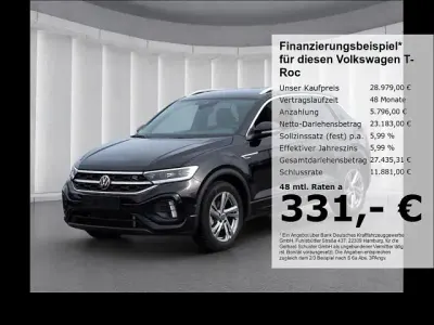 Gebraucht VW T-Roc R-line 150 PS (110 kW) 2025 Schwarz SUV