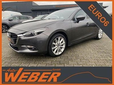 Grau Gebraucht 2018 Mazda 3 Sports-Line Limousine | 12.980 € (Teuer)